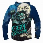 Ozzy Osbourne Hoodies - Pullover Blue Hoodie