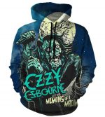 Ozzy Osbourne Hoodies - Pullover Blue Hoodie