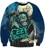 Ozzy Osbourne Hoodies - Pullover Blue Hoodie