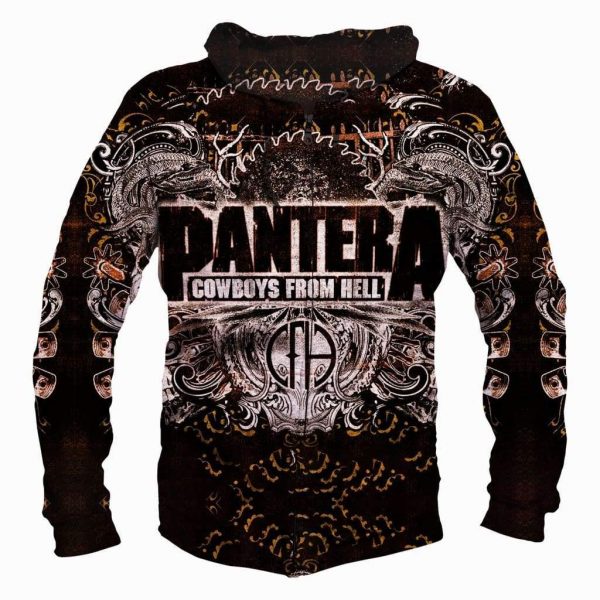 Pantera Hoodies - Pullover Black Hoodie