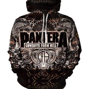 Pantera Hoodies - Pullover Black Hoodie