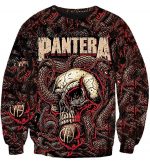 Pantera Hoodies - Pullover Red Hoodie