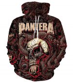 Pantera Hoodies - Pullover Red Hoodie