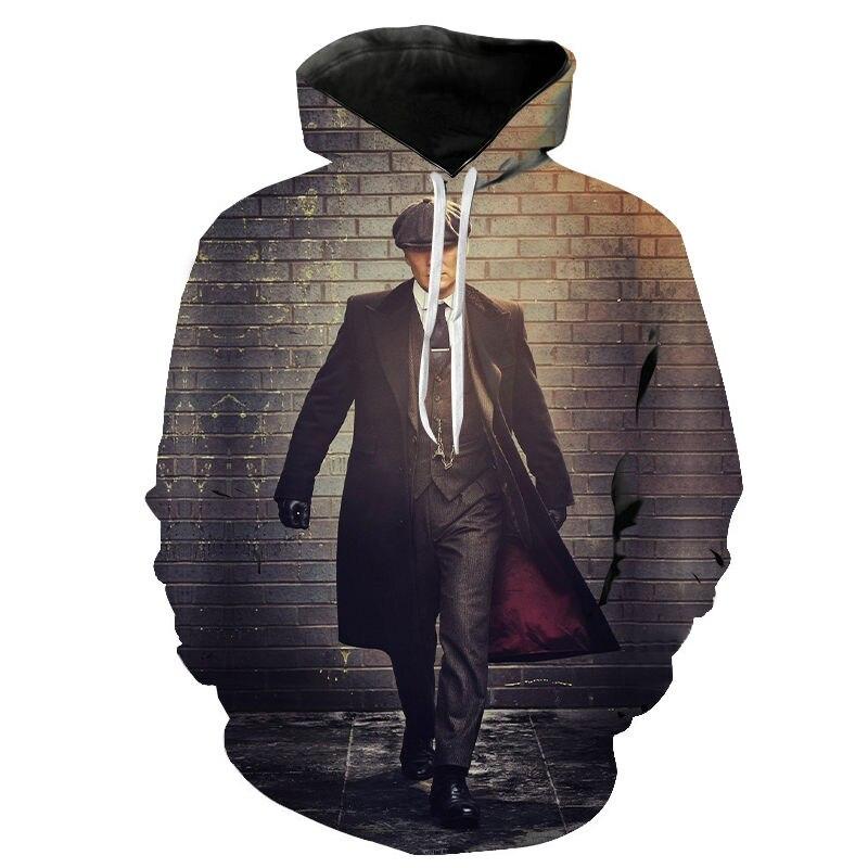 Peaky Blinder Hoodie - Fashion 3D Printed Hooded Pullover