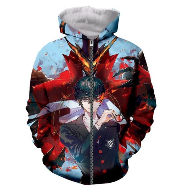 Persona 5 3D Print Fashion Pullover Hoodies