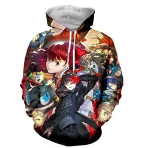 Persona 5 Fashion 3D Printed Hoodies Pullover