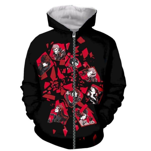 Persona 5 Fashion 3D Printed Hoodies Pullover
