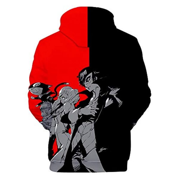 Persona 5 Hoodies - P5 3D Full Print Akira Kurusu Pullover Hoodie