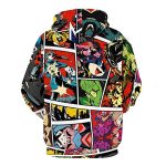 Persona 5 Hoodies - P5 3D Full Print Comic Colorful Pullover Hoodie
