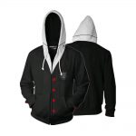 Persona 5 Hoodies - P5 Akira Kurusu Black Cosplay Zip Up Hoodie