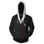 Persona 5 Hoodies P5 Akira Kurusu Black Cosplay Zip Up Hoodie