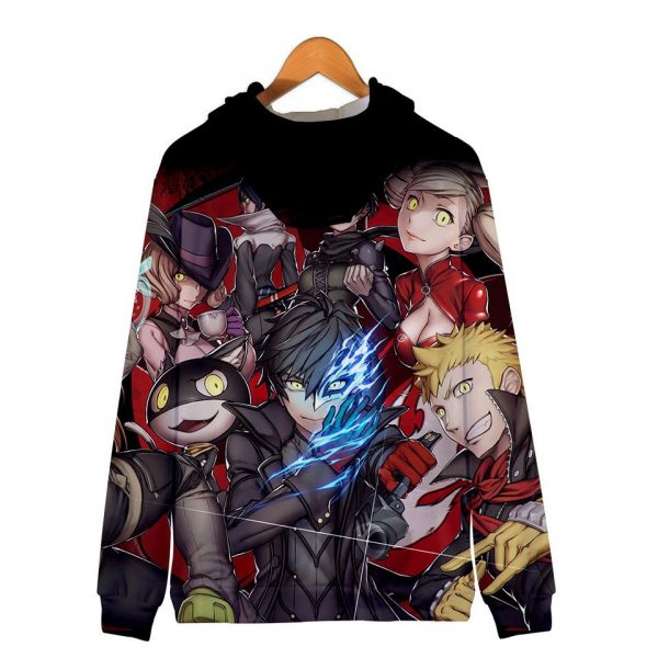 Persona 5 Zipper Hoodie - Hooded Jacket Sweatshirt