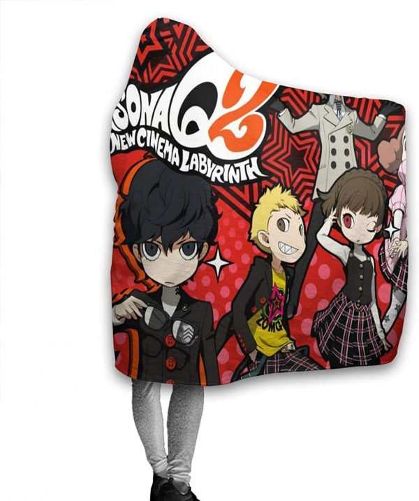 Persona  Flannel Hooded Blanket - Anime Blanket