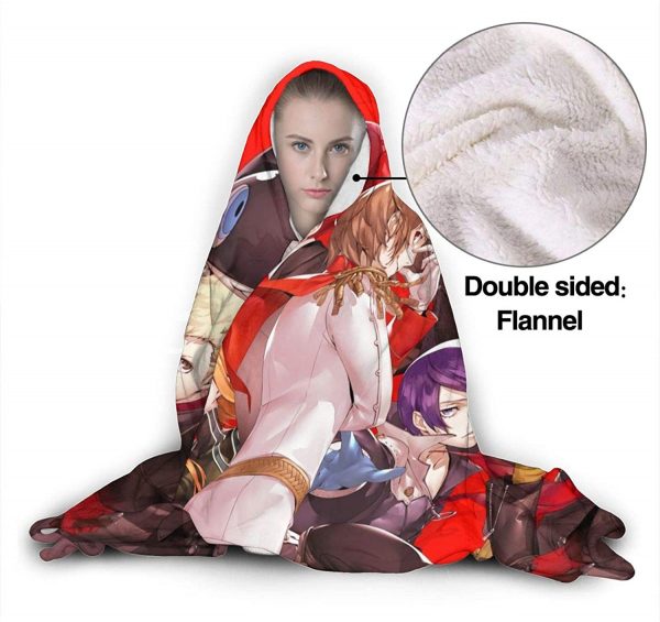 Persona Flannel Hooded Blanket - Anime Blanket