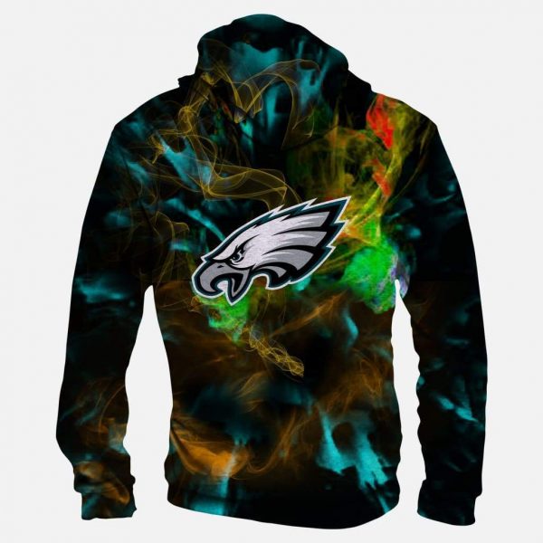Philadelphia Eagles Hoodies - Pullover Black Hoodie