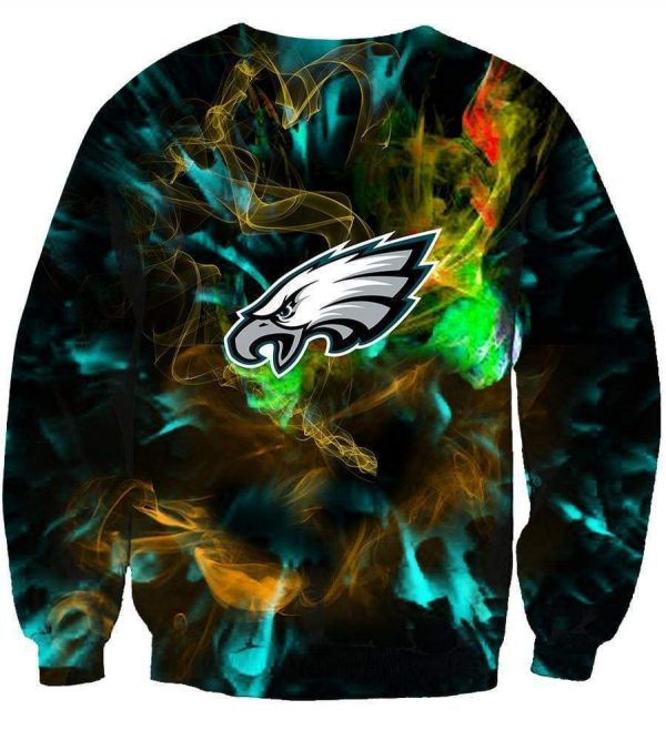 Philadelphia Eagles Hoodies - Pullover Black Hoodie