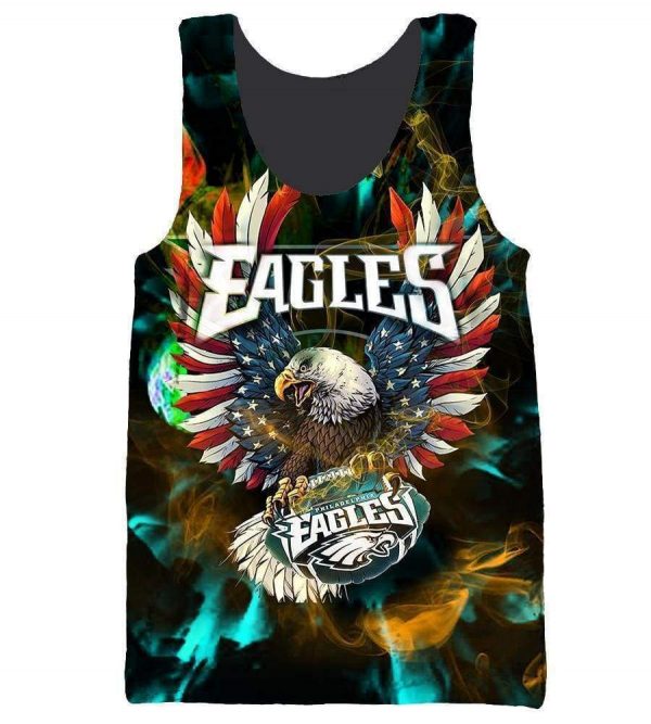 Philadelphia Eagles Hoodies - Pullover Black Hoodie