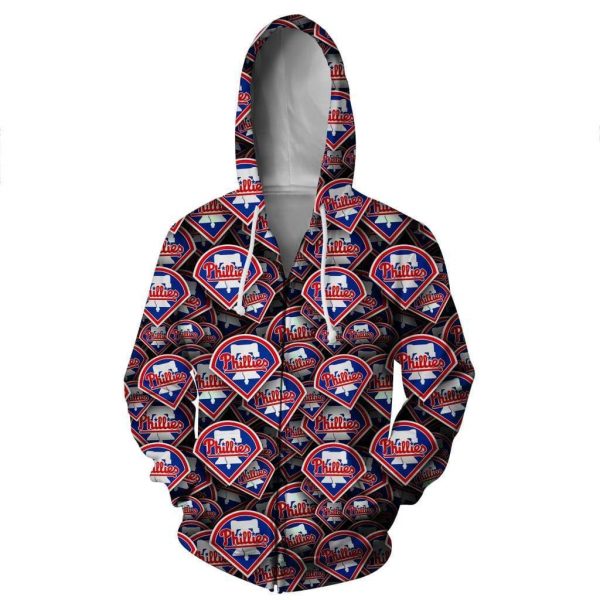 Philadelphia Phillies Hoodies - Pullover Pink Hoodie