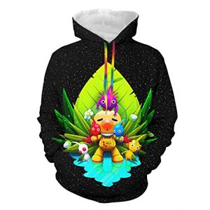Pikmin Hoodies - Unisex 3D Print Hooded Sweatshirt Pullover Hoody