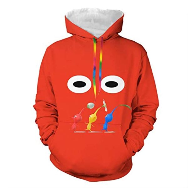 Pikmin Hoodies - Unisex 3D Print Hooded Sweatshirt Pullover Hoody