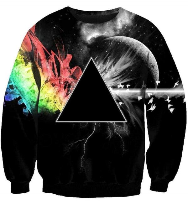 Pink Floyd Hoodies - Pullover Black Hoodie