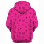 Pink Pattern Unisex Hoodie