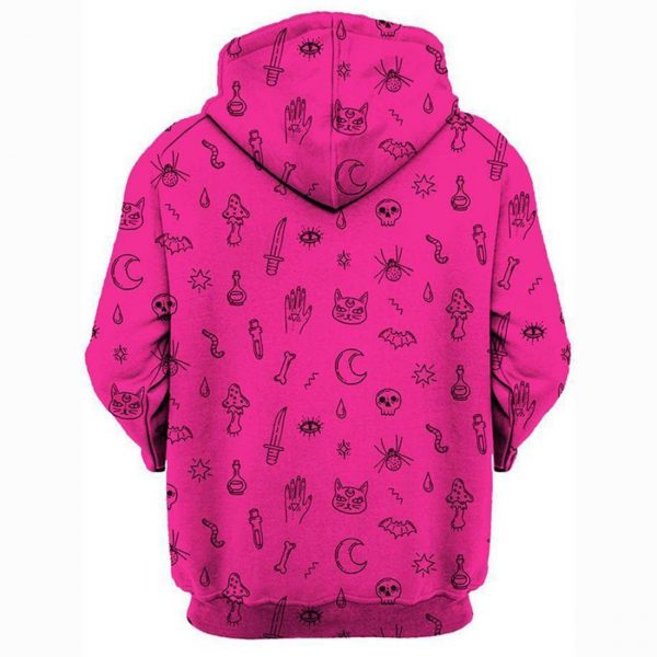 Pink Pattern Unisex Hoodie