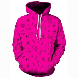 Pink Pattern Unisex Hoodie