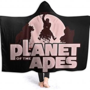 Planet of The Apes Hooded Blanket Wearable Cuddle Throw Warm Cozy