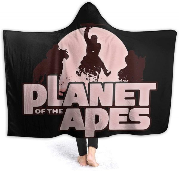 Planet of The Apes Hooded Blanket Wearable Cuddle Throw Warm Cozy