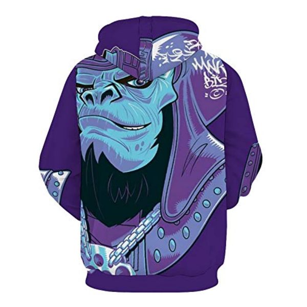 Planet Of The Apes Hoodies - 3D Hooded Pullover Sweatshirt