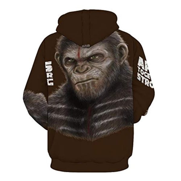 Planet Of The Apes Hoodies - 3D Hooded Pullover Sweatshirt