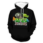 Plants vs Zombies Hoodies - 3D Print Pullover Gaming Hoodie