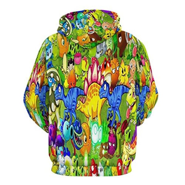 Plants vs Zombies Hoodies - 3D Print Pullover Gaming Hoodie