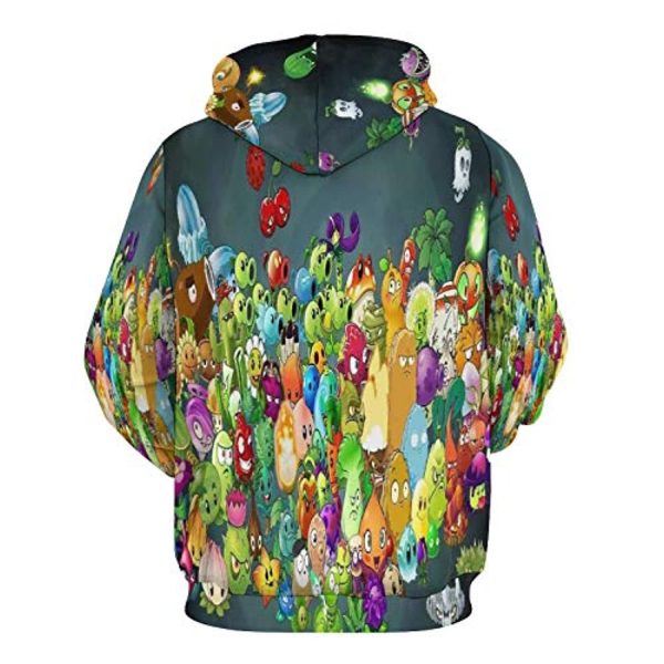Plants vs Zombies Hoodies - 3D Print Pullover Gaming Hoodie