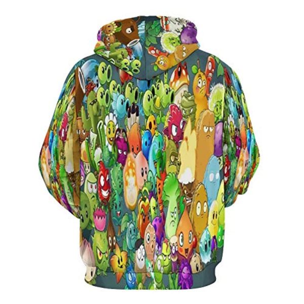 Plants vs Zombies Hoodies - 3D Print Pullover Gaming Hoodie