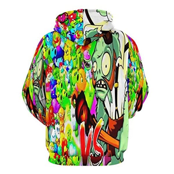 Plants vs Zombies Hoodies - 3D Print Pullover Gaming Hoodie