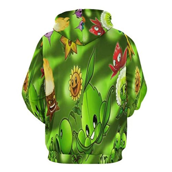 Plants vs Zombies Hoodies - 3D Print Pullover Gaming Hoodie