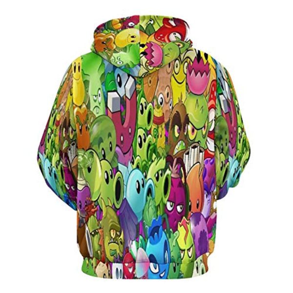 Plants vs Zombies Hoodies - 3D Print Pullover Gaming Hoodie