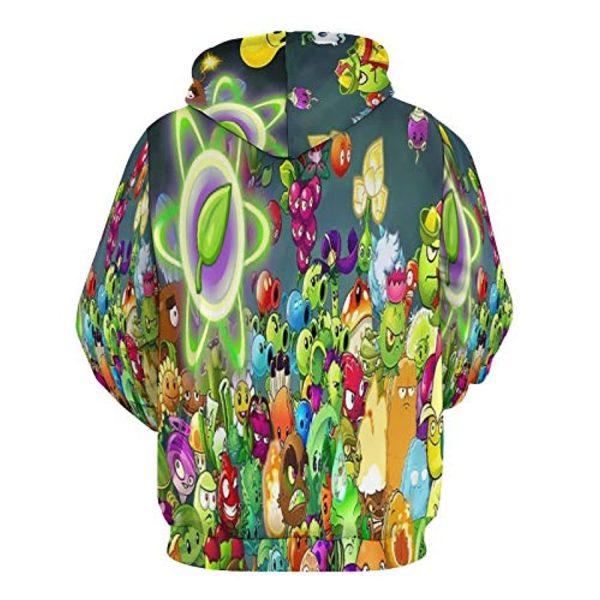 Plants vs Zombies Hoodies - 3D Print Pullover Gaming Hoodie