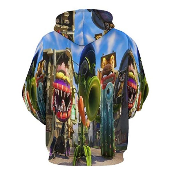 Plants vs Zombies Hoodies - 3D Print Pullover Gaming Hoodie