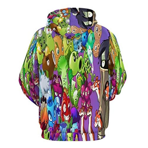 Plants vs Zombies Hoodies - 3D Print Pullover Gaming Hoodie