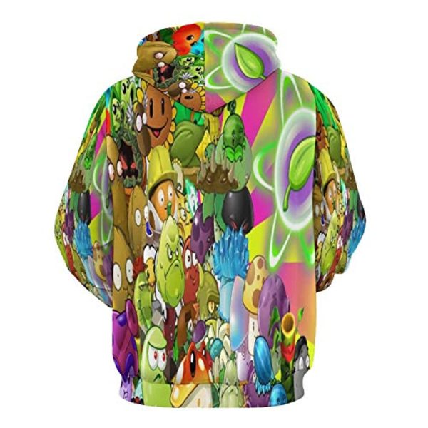 Plants vs Zombies Hoodies - 3D Print Pullover Gaming Hoodie