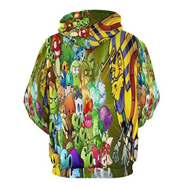 Plants vs Zombies Hoodies - 3D Print Pullover Gaming Hoodie