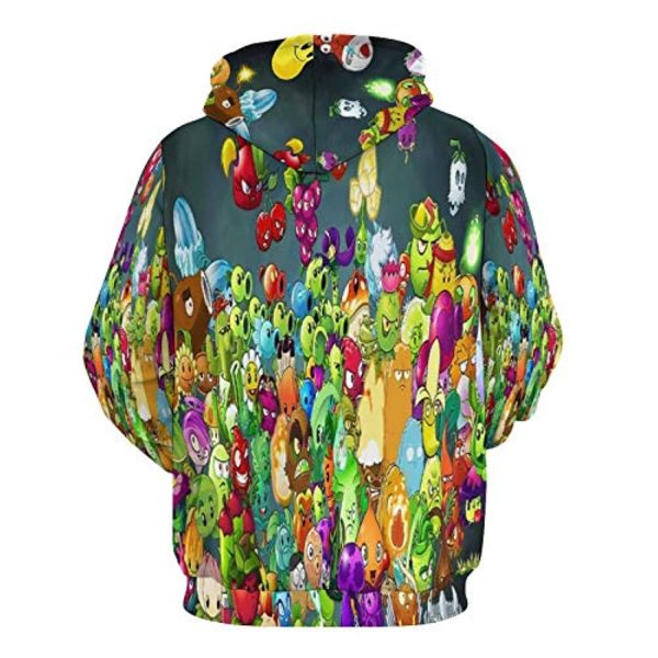 Plants vs Zombies Hoodies - 3D Print Pullover Gaming Hoodie