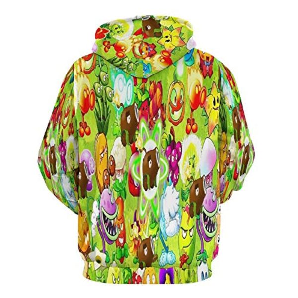 Plants vs Zombies Hoodies - 3D Print Pullover Gaming Hoodie