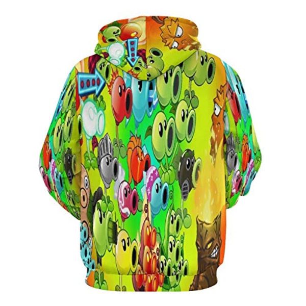 Plants vs Zombies Hoodies - 3D Print Pullover Gaming Hoodie