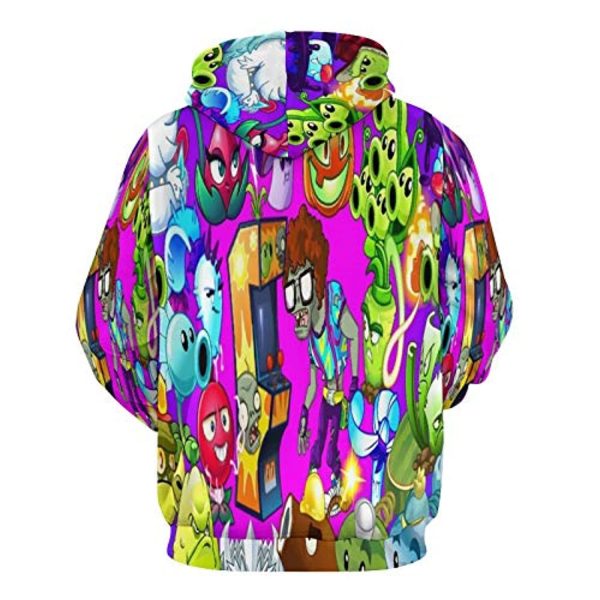 Plants vs Zombies Hoodies - 3D Print Pullover Gaming Hoodie