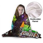 Plants Vs. Zombies Hooed Blankets - 3D Print Wearable Blanket Hoodie
