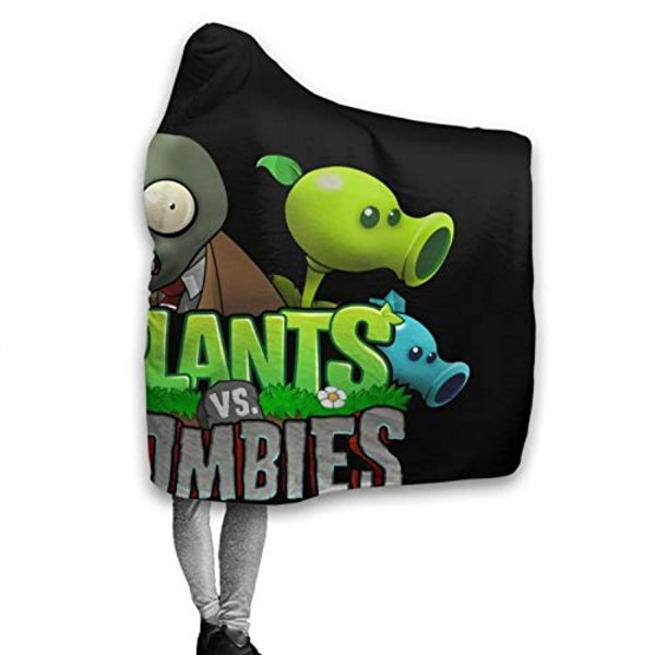 Plants Vs. Zombies Hooed Blankets - 3D Print Wearable Blanket Hoodie